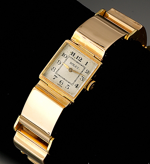 Ladies Gold Rolex Bracelet Watch
