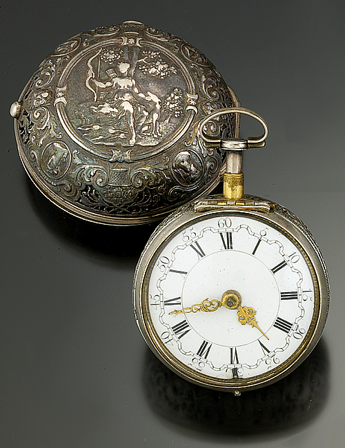 Quarter Hour Repeater Silver Pair Case Pocket Watch