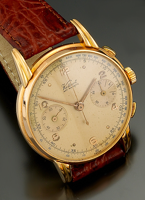 Rare Gold Kelbert Chronograph Watch